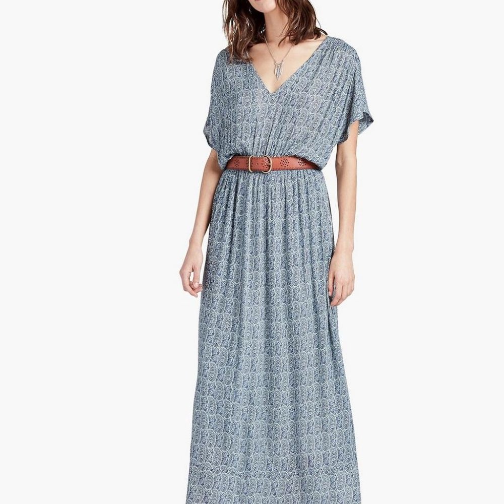 Lucky Blue Paisley maxi dress. In perfect condition. Like new.